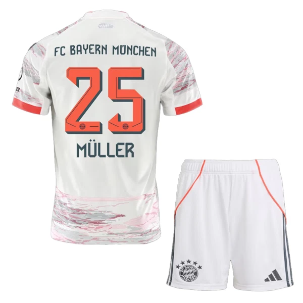 Conjunto FC Bayern de Múnich Thomas Müller 25 Niño Segunda 25/26 Conjunto FC Bayern de Múnich Thomas Müller 25 Niño Segunda 25/26