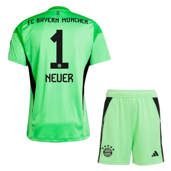 Conjunto Portero FC Bayern de Múnich Neuer 1 Niño 25/26 Verde Conjunto Portero FC Bayern de Múnich Neuer 1 Niño 25/26 Verde
