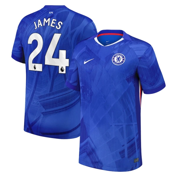 Camiseta Chelsea James 24 Hombre Primera 25/26 Camiseta Chelsea James 24 Hombre Primera 25/26