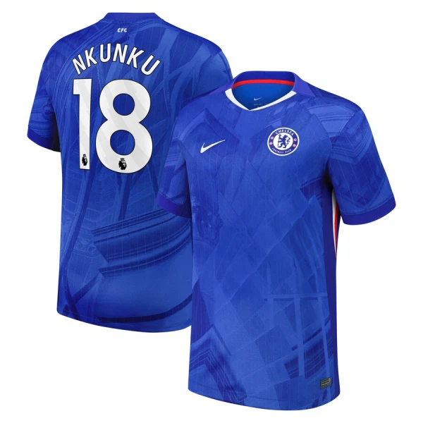 Camiseta Chelsea Nkunku 18 Hombre Primera 25/26 Camiseta Chelsea Nkunku 18 Hombre Primera 25/26