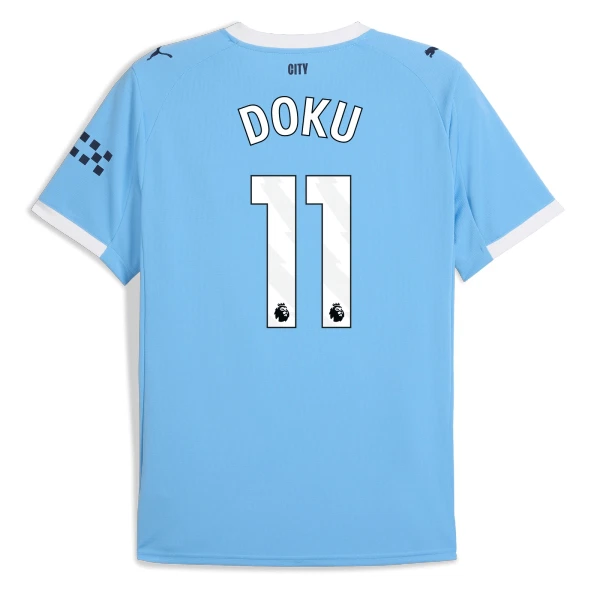 Camiseta Manchester City Doku 11 Hombre Primera 25/26 Camiseta Manchester City Doku 11 Hombre Primera 25/26