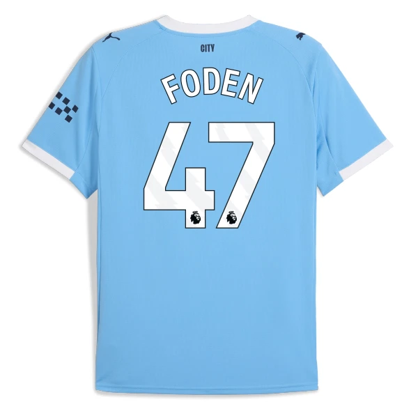 Camiseta Manchester City Foden 47 Hombre Primera 25/26 Camiseta Manchester City Foden 47 Hombre Primera 25/26