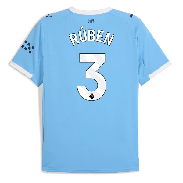 Camiseta Manchester City Rúben 3 Hombre Primera 25/26 Camiseta Manchester City Rúben 3 Hombre Primera 25/26