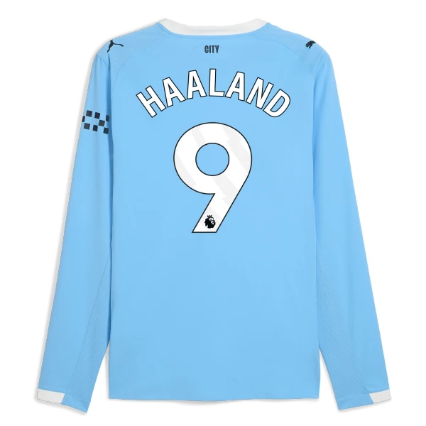 Camiseta Manga Larga Manchester City Haaland 9 Hombre Primera 25/26 Camiseta Manga Larga Manchester City Haaland 9 Hombre Primera 25/26