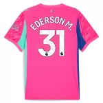 Camiseta Portero Manchester City Ederson M. 31 Hombre 25/26 Rosa