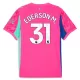 Camiseta Portero Manchester City Ederson M. 31 Hombre 25/26 Rosa Camiseta Portero Manchester City Ederson M. 31 Hombre 25/26 Rosa