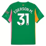 Camiseta Portero Manchester City Ederson M. 31 Hombre 25/26 Verde