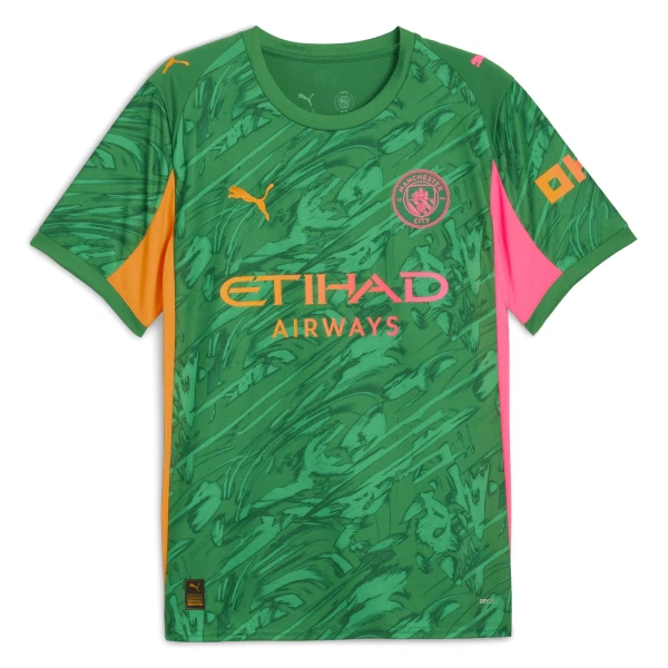 Camiseta Portero Manchester City Ederson M. 31 Hombre 25/26 Verde