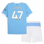 Conjunto Manchester City Foden 47 Niño Primera 25/26