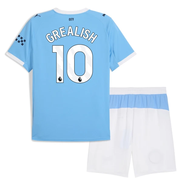Conjunto Manchester City Grealish 10 Niño Primera 25/26 Conjunto Manchester City Grealish 10 Niño Primera 25/26