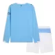 Conjunto Manga Larga Manchester City Niño Primera 25/26