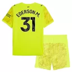 Conjunto Portero Manchester City Ederson M. 31 Niño 25/26 Amarilla