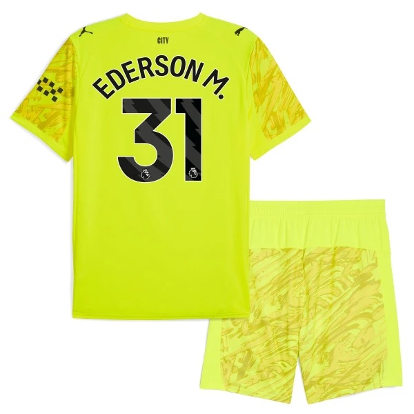 Conjunto Portero Manchester City Ederson M. 31 Niño 25/26 Amarilla Conjunto Portero Manchester City Ederson M. 31 Niño 25/26 Amarilla