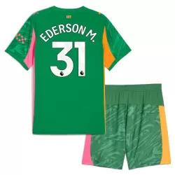 Conjunto Portero Manchester City Ederson M. 31 Niño 25/26 Verde Conjunto Portero Manchester City Ederson M. 31 Niño 25/26 Verde