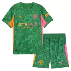 Conjunto Portero Manchester City Niño 25/26 Verde Conjunto Portero Manchester City Niño 25/26 Verde