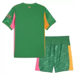Conjunto Portero Manchester City Niño 25/26 Verde