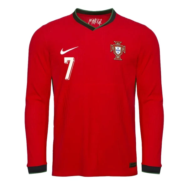 Camiseta Manga Larga Portugal Ronaldo 7 Hombre Primera 2025