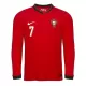 Camiseta Manga Larga Portugal Ronaldo 7 Hombre Primera 2025
