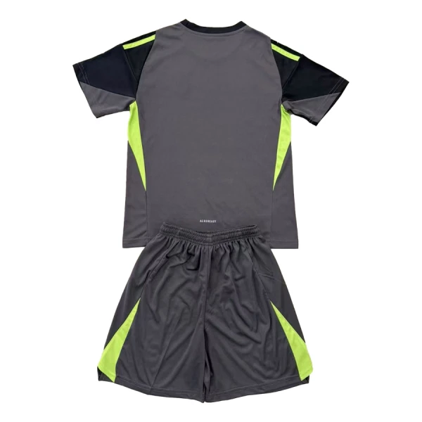 Conjunto Portero Real Madrid Niño 25/26 Negra