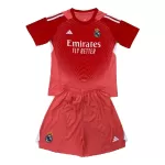 Conjunto Portero Real Madrid Niño 25/26 Roja