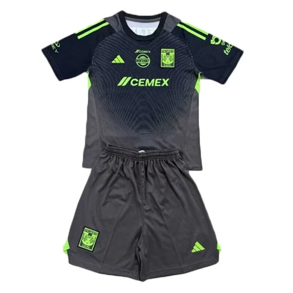 Conjunto Portero Tigres UANL Niño 25/26 Negra Conjunto Portero Tigres UANL Niño 25/26 Negra