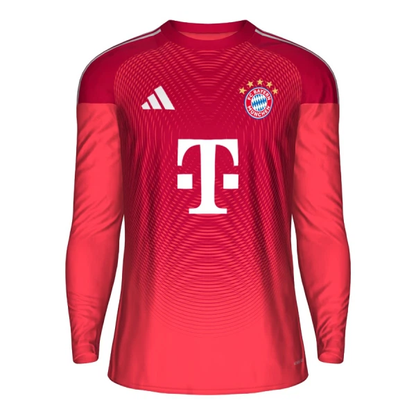 Camiseta Portero FC Bayern de Múnich Hombre 25/26 Roja Manga Larga Camiseta Portero FC Bayern de Múnich Hombre 25/26 Roja Manga Larga