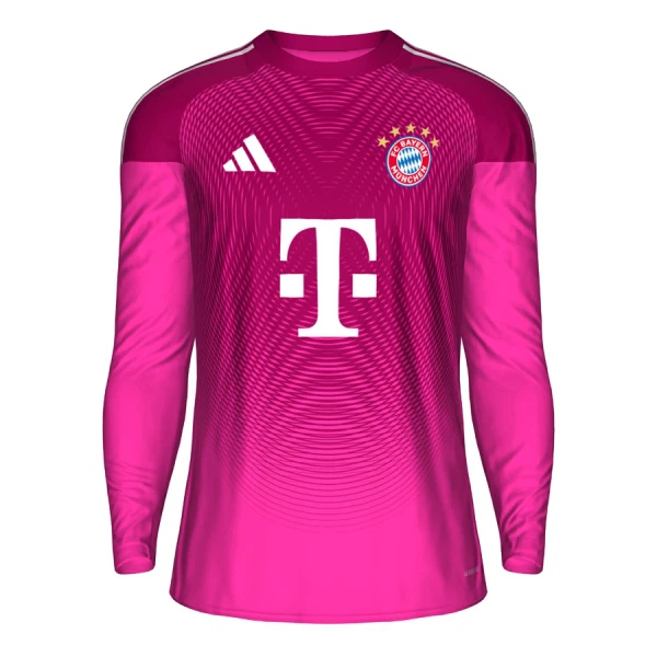 Camiseta Portero FC Bayern de Múnich Hombre 25/26 Rosa Manga Larga Camiseta Portero FC Bayern de Múnich Hombre 25/26 Rosa Manga Larga