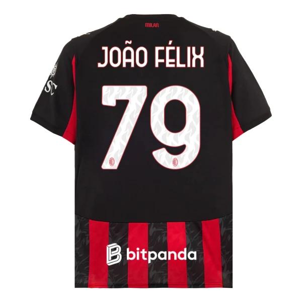 Camiseta AC Milan João Félix 79 Hombre Primera 25/26 Camiseta AC Milan João Félix 79 Hombre Primera 25/26