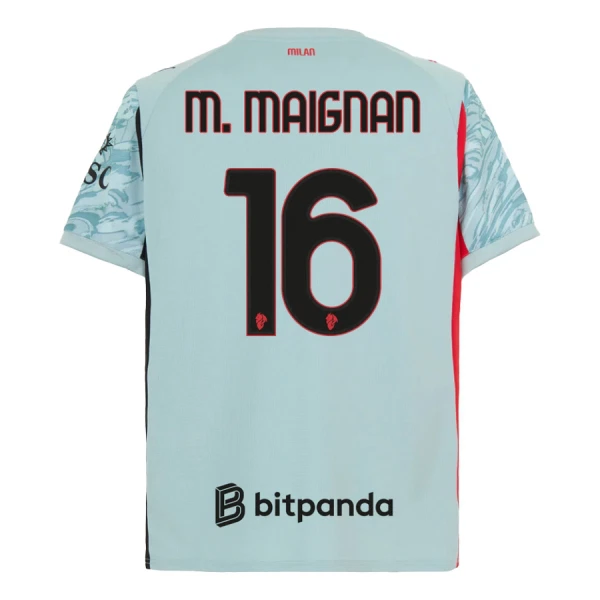 Camiseta Portero AC Milan M. Maignan 16 Hombre 25/26 Azul Camiseta Portero AC Milan M. Maignan 16 Hombre 25/26 Azul