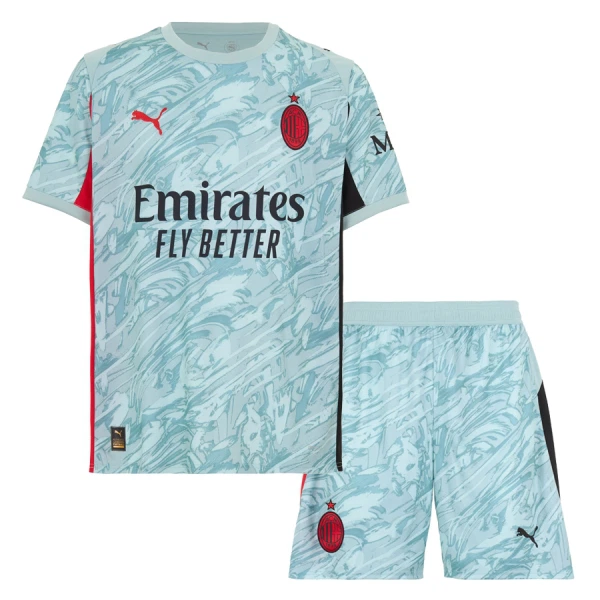 Conjunto Portero AC Milan Niño 25/26 Azul Conjunto Portero AC Milan Niño 25/26 Azul