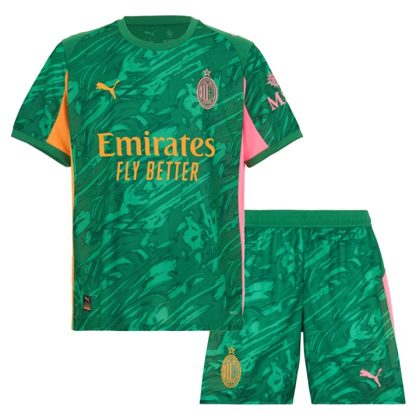 Conjunto Portero AC Milan Niño 25/26 Verde Conjunto Portero AC Milan Niño 25/26 Verde