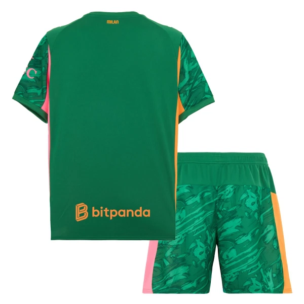 Conjunto Portero AC Milan Niño 25/26 Verde