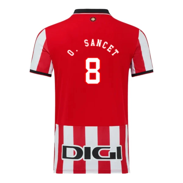 Camiseta Athletic Bilbao O. Sancet 8 Hombre Primera 25/26 Camiseta Athletic Bilbao O. Sancet 8 Hombre Primera 25/26