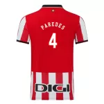 Camiseta Athletic Bilbao Paredes 4 Hombre Primera 25/26