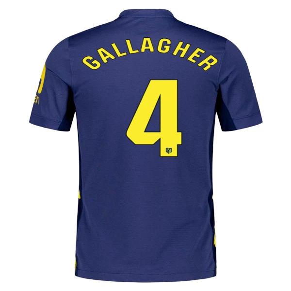 Camiseta Atlético Madrid Gallagher 4 Hombre Segunda 25/26 Camiseta Atlético Madrid Gallagher 4 Hombre Segunda 25/26