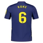 Camiseta Atlético Madrid Koke 6 Hombre Segunda 25/26