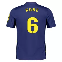 Camiseta Atlético Madrid Koke 6 Hombre Segunda 25/26 Camiseta Atlético Madrid Koke 6 Hombre Segunda 25/26