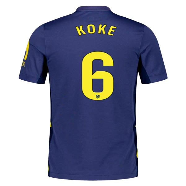 Camiseta Atlético Madrid Koke 6 Hombre Segunda 25/26