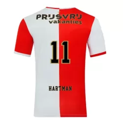 Camiseta Feyenoord Rotterdam Hartman 11 Hombre Primera 25/26 Camiseta Feyenoord Rotterdam Hartman 11 Hombre Primera 25/26