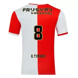 Camiseta Feyenoord Rotterdam Q. Timber 8 Hombre Primera 25/26