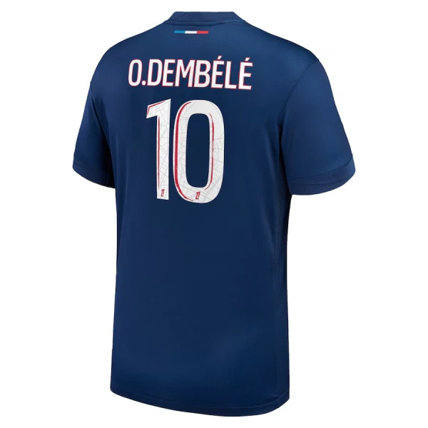 Camiseta Paris Saint-Germain 1 Star Dembele 10 Hombre Primera 24/25