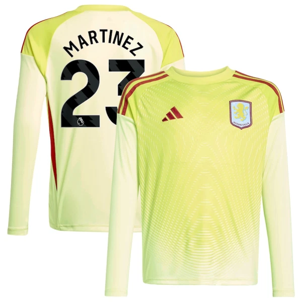 Camiseta Portero Aston Villa Emiliano Martinez 23 Hombre 25/26 Manga Larga Camiseta Portero Aston Villa Emiliano Martinez 23 Hombre 25/26 Manga Larga