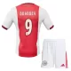 Conjunto Ajax Amsterdam Brobbey 9 Niño Primera 25/26 Conjunto Ajax Amsterdam Brobbey 9 Niño Primera 25/26