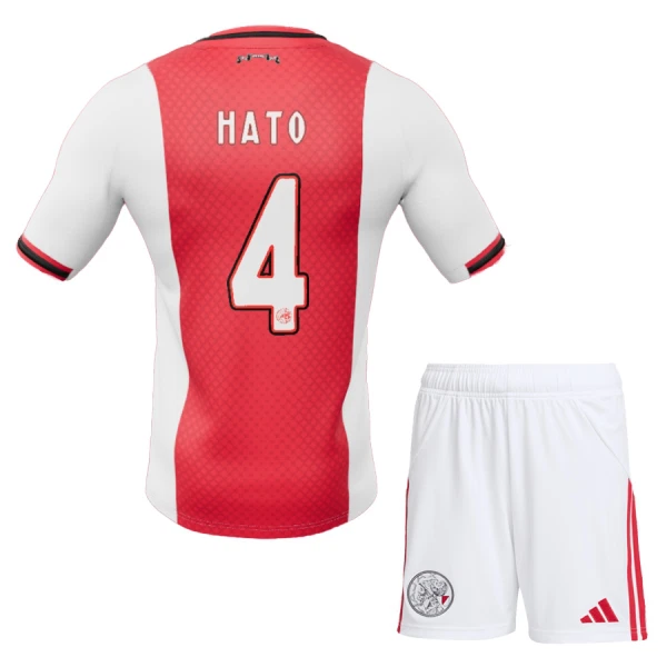 Conjunto Ajax Amsterdam Hato 4 Niño Primera 25/26 Conjunto Ajax Amsterdam Hato 4 Niño Primera 25/26