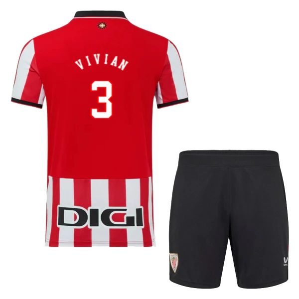 Conjunto Athletic Bilbao Vivian 3 Niño Primera 25/26 Conjunto Athletic Bilbao Vivian 3 Niño Primera 25/26