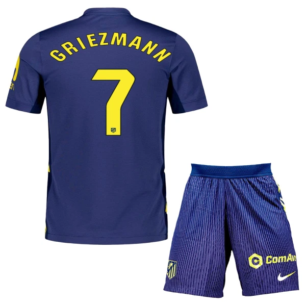 Conjunto Atlético Madrid Griezmann 7 Niño Segunda 25/26 Conjunto Atlético Madrid Griezmann 7 Niño Segunda 25/26