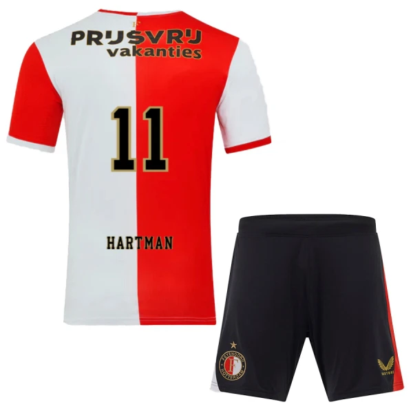 Conjunto Feyenoord Rotterdam Hartman 11 Niño Primera 25/26 Conjunto Feyenoord Rotterdam Hartman 11 Niño Primera 25/26
