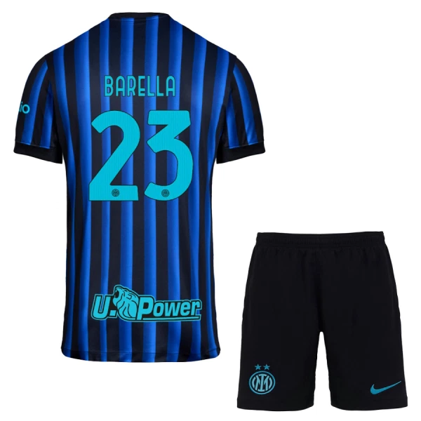Conjunto Inter Milan Barella 23 Niño Primera 25/26 Conjunto Inter Milan Barella 23 Niño Primera 25/26