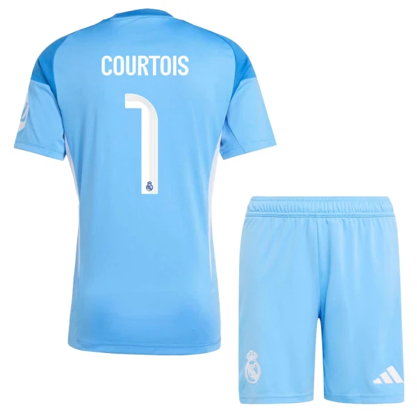 Conjunto Portero Real Madrid Courtois 1 Niño 25/26 Conjunto Portero Real Madrid Courtois 1 Niño 25/26
