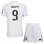 Conjunto Real Madrid Mbappé 9 Niño Primera 25/26